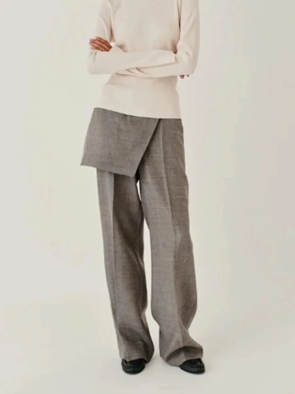The Garment PINE SKIRT PANTS GREY MELANGE - Picture 4 of 4